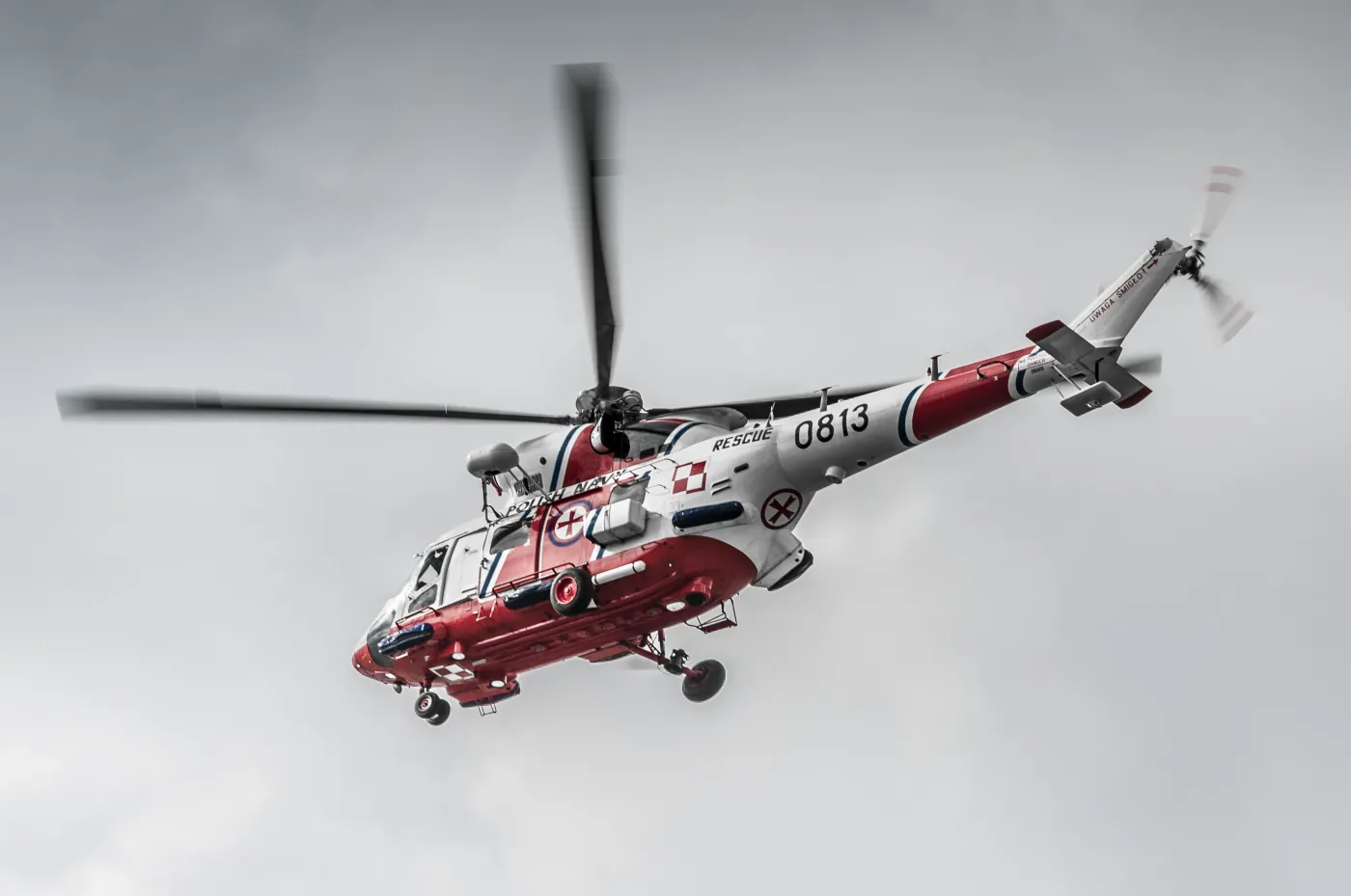 Kuter rybacki zatonął niedaleko Władysławowa. Załoga odnaleziona przez śmigłowiec