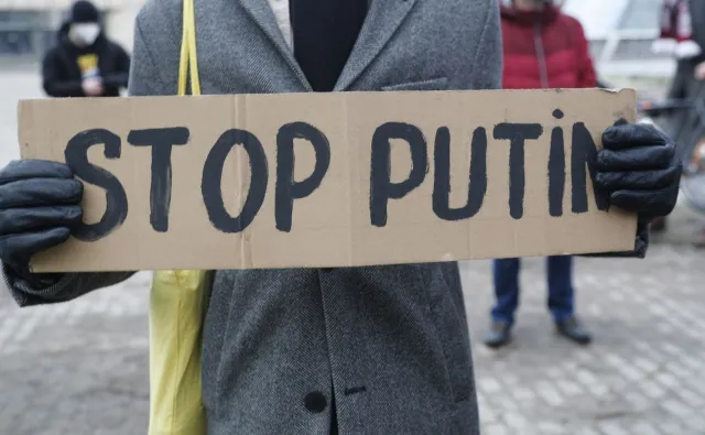 Wojna na Ukrainie. Demonstracje po inwazji Rosji