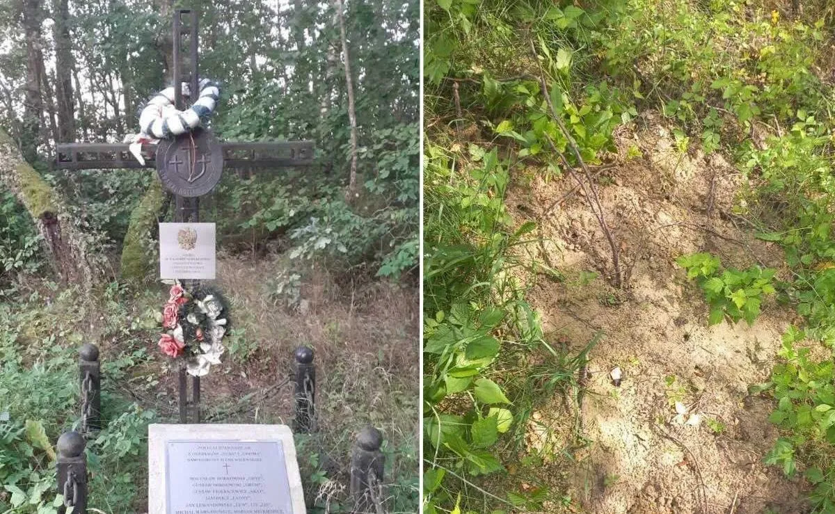 Kolejne groby żołnierzy AK zdewastowane na Białorusi. Jest OŚWIADCZENIE MSZ