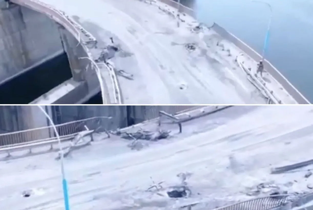 Rosjanie tak chcą zastąpić promy pod Chersoniem. Brytyjski MON: To i tak będzie cel dla Ukrainy