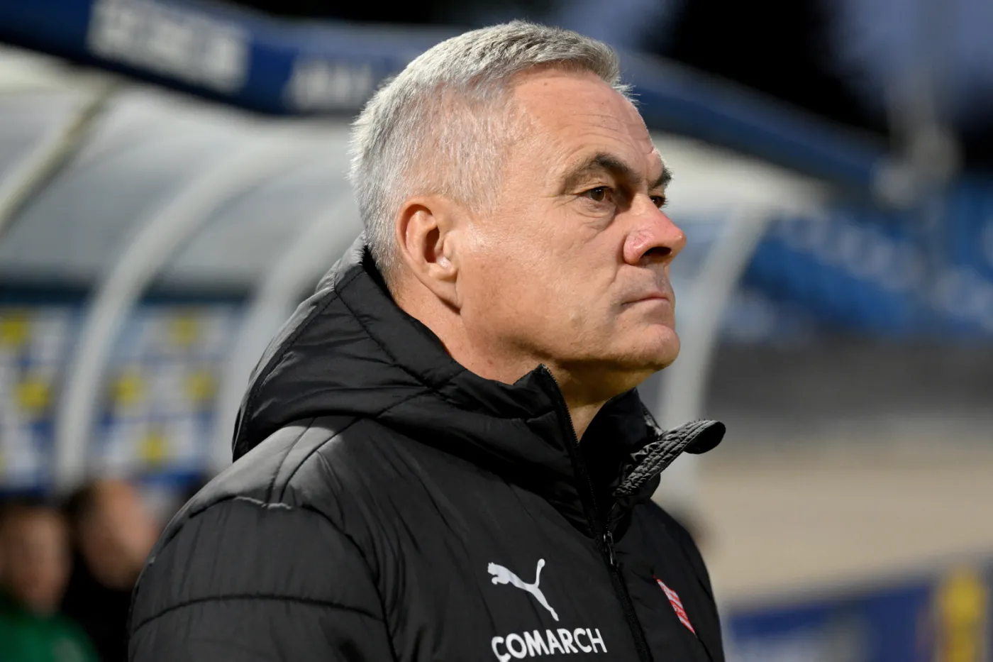 Trener Cracovii Jacek Zieliński