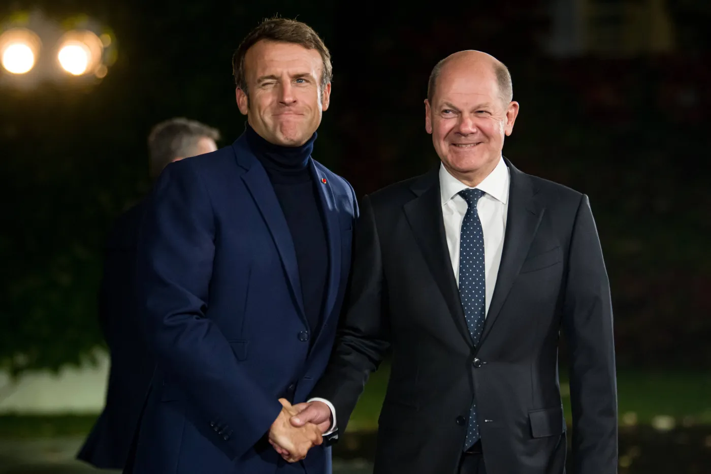 Emmanuel Macron i Olaf Scholz