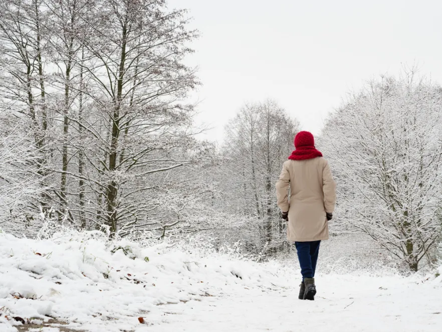 Genialne odkrycie polskich naukowców! Chodzi o działanie spacerów w śnieżnym krajobrazie na postrzeganie ciała...