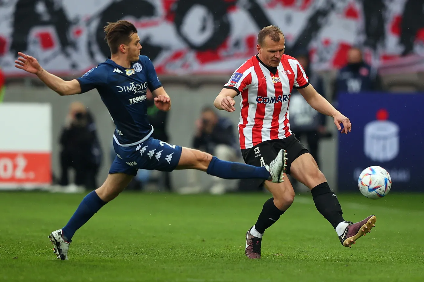 Widzew grał do końca. Gol z rzutu karnego w doliczonym czasie gry na wagę remisu [WIDEO]