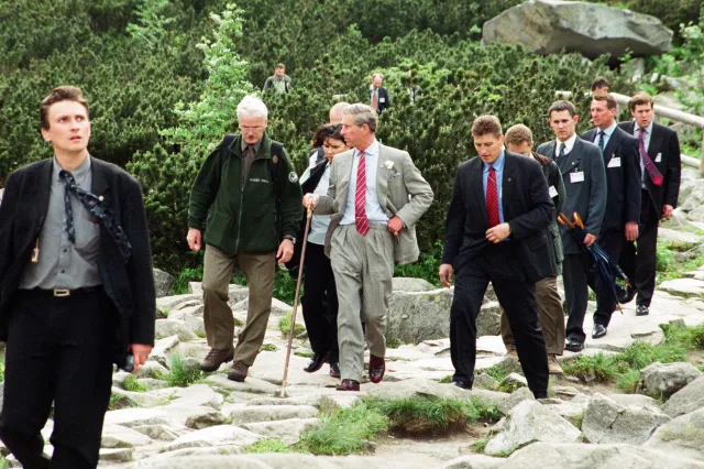 Przyszły król Karol III w 2002 roku był nad Morskim Okiem