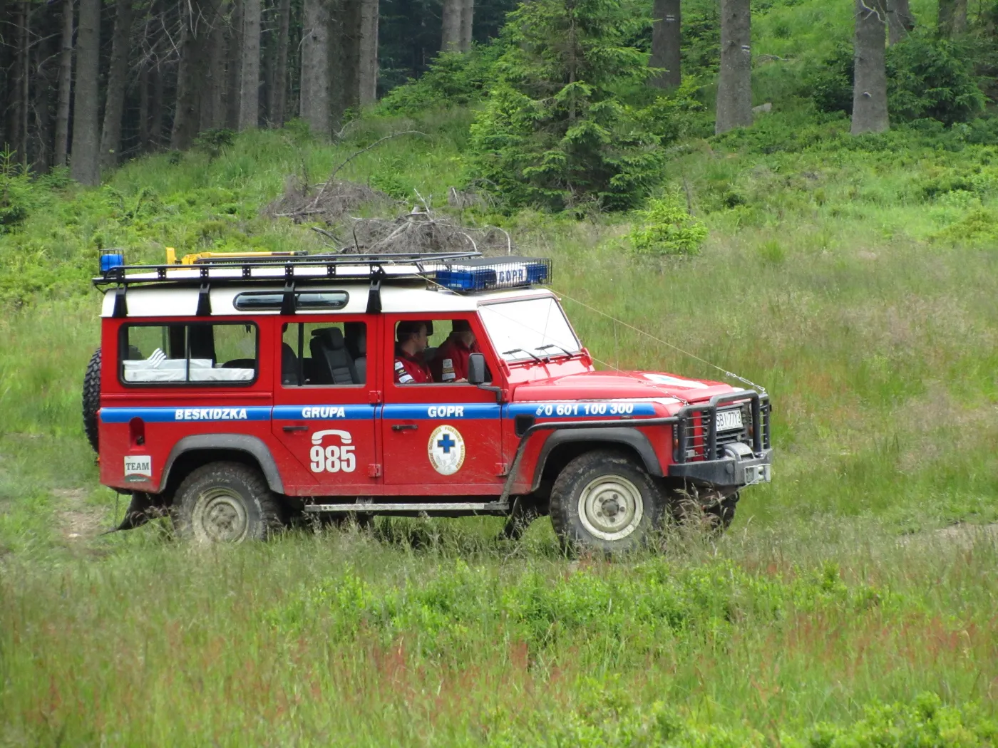 Samochód Grupy Beskidzkiej GOPR