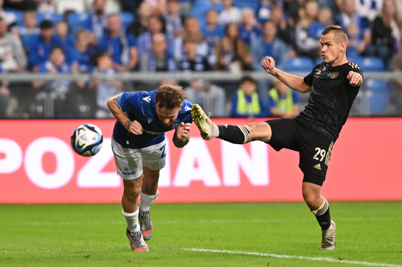 Lech Poznań był na prostej drodze do awansu, ale... Kapitalny gol Marchwińskiego [WIDEO]