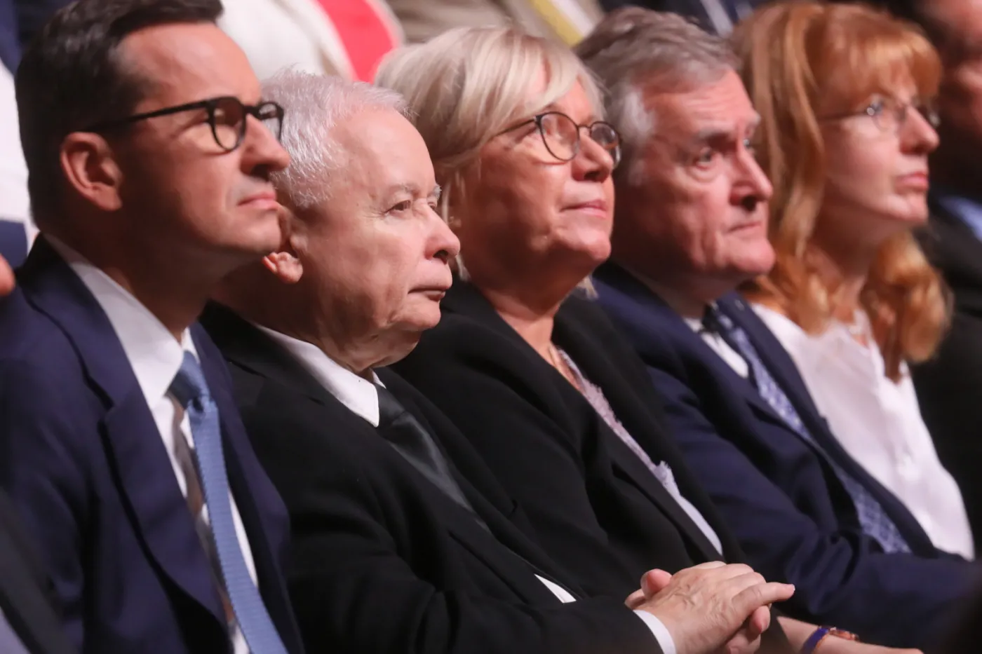 Mateusz Morawiecki, Jarosław Kaczyński, Julia Przyłębska, Piotr Gliński