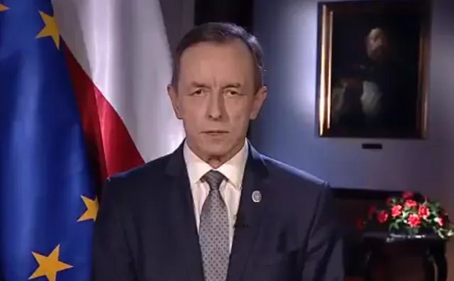 Orędzie Grodzkiego w TVP. "Każda choroba, zwłaszcza mądrze leczona, kiedyś się kończy" [WIDEO]