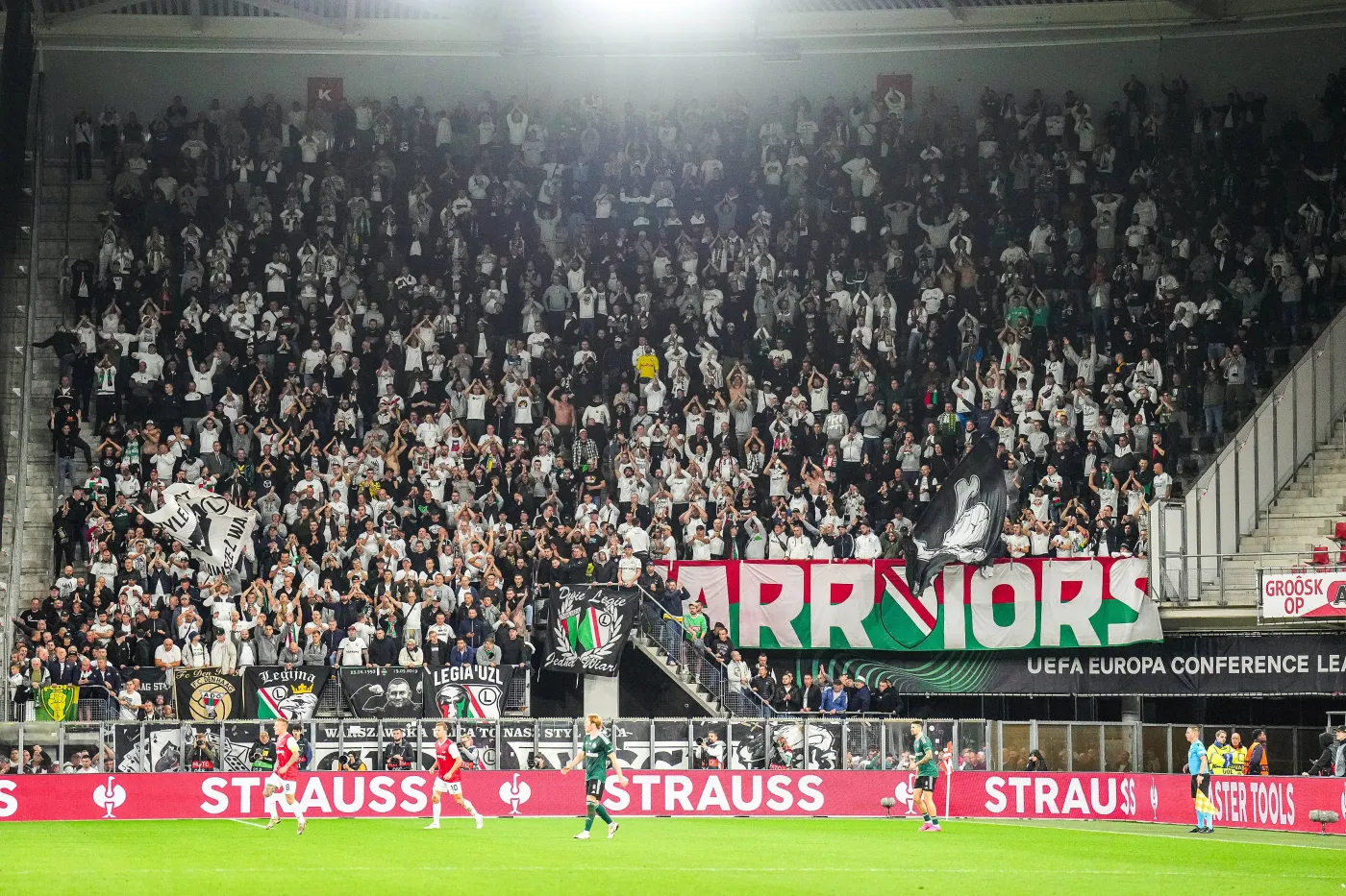 Legia Warszawa ukarana za zachowanie kibiców w Alkmaar
