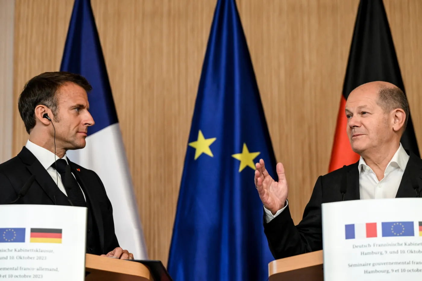 Poważna rozmowa Scholza z Macronem. Wydali oświadczenie ws. Izraela