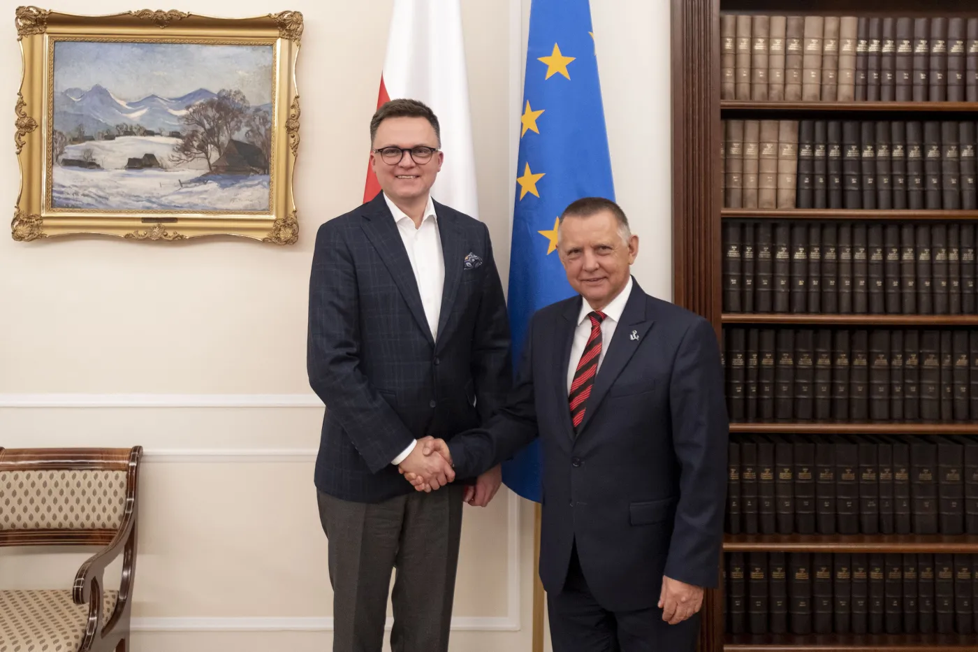 Hołownia spotkał się z Banasiem. O czym rozmawiali?