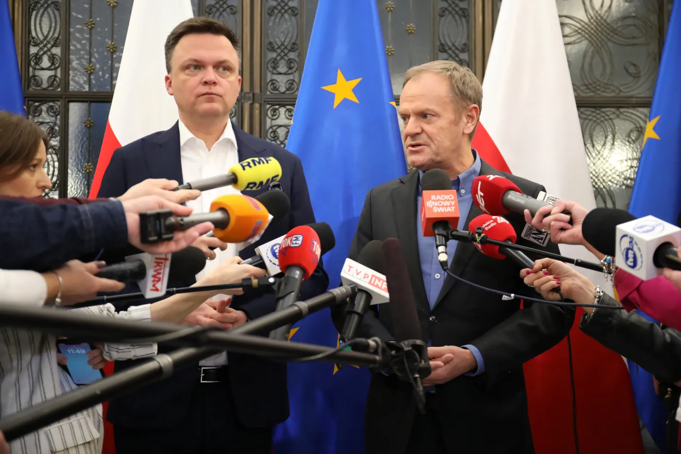Donald Tusk, Szymon Hołownia
