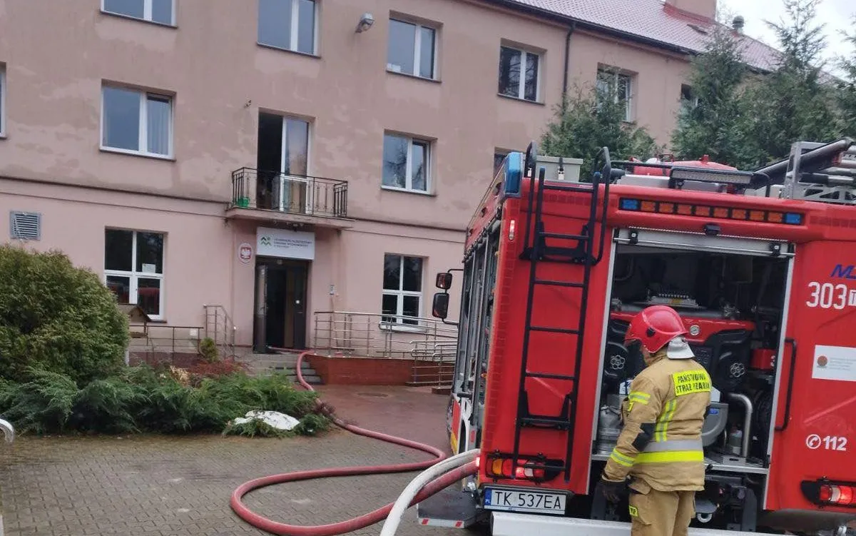 Podzamcze. Pożar w ośrodku wychowawczym. Ewakuowano ponad 30 osób