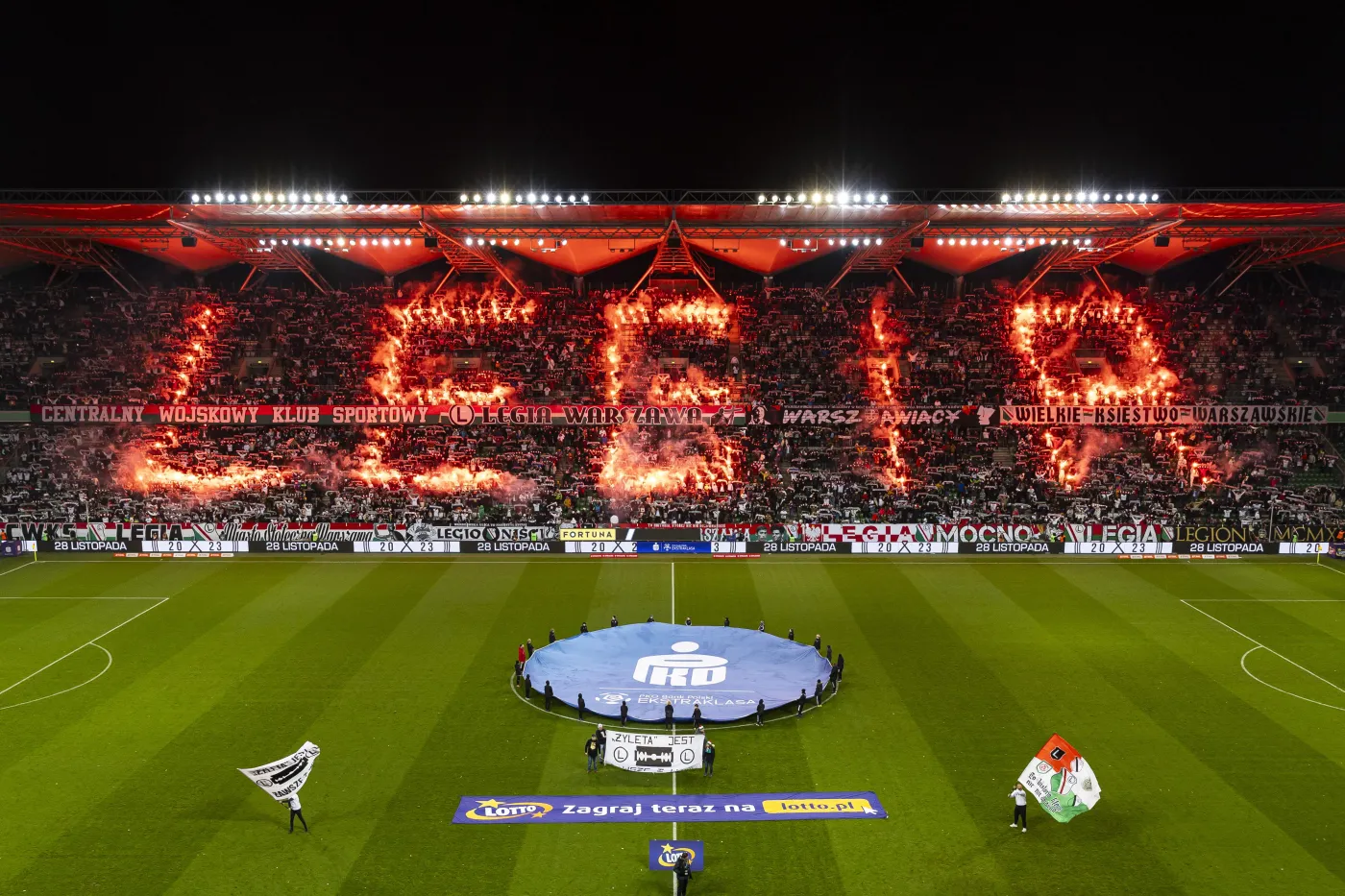 Kibice Legii Warszawa drudzy na świecie w 2023 roku [WIDEO]
