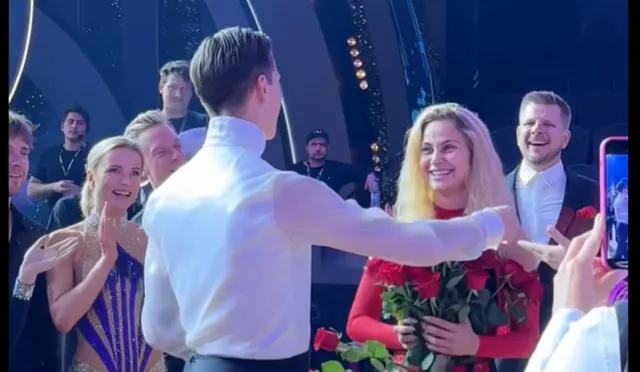 "Taniec z gwiazdami". Ależ niespodzianka dla Hani i Jacka. "Bardzo się wzruszyłam" [WIDEO]