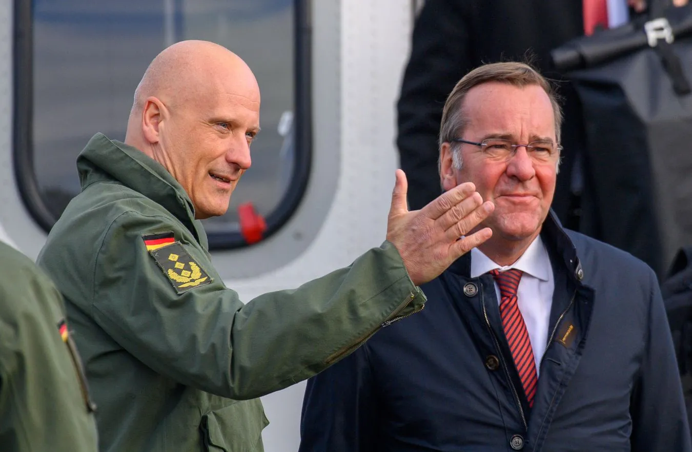 Ingo Gerhartz i Boris Pistorius 