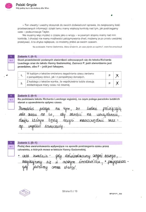 Matura 2024. Język polski - poziom podstawowy [ARKUSZE CKE i ODPOWIEDZI]