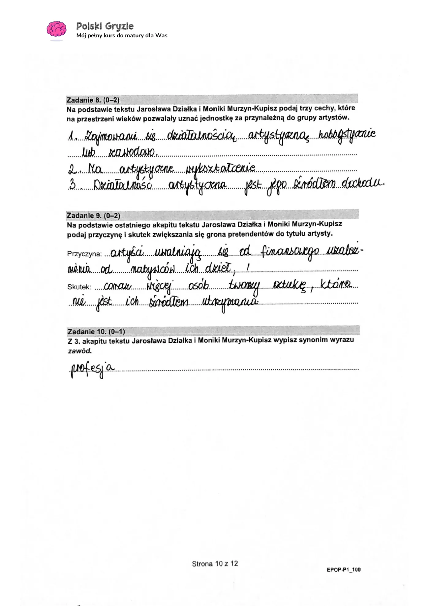 Matura 2024. Język polski - poziom podstawowy [ARKUSZE CKE i ODPOWIEDZI]