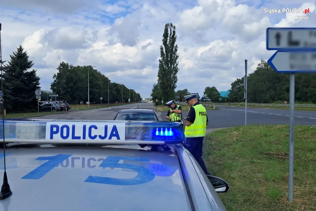 Kontrola drogowa, policja, mandat