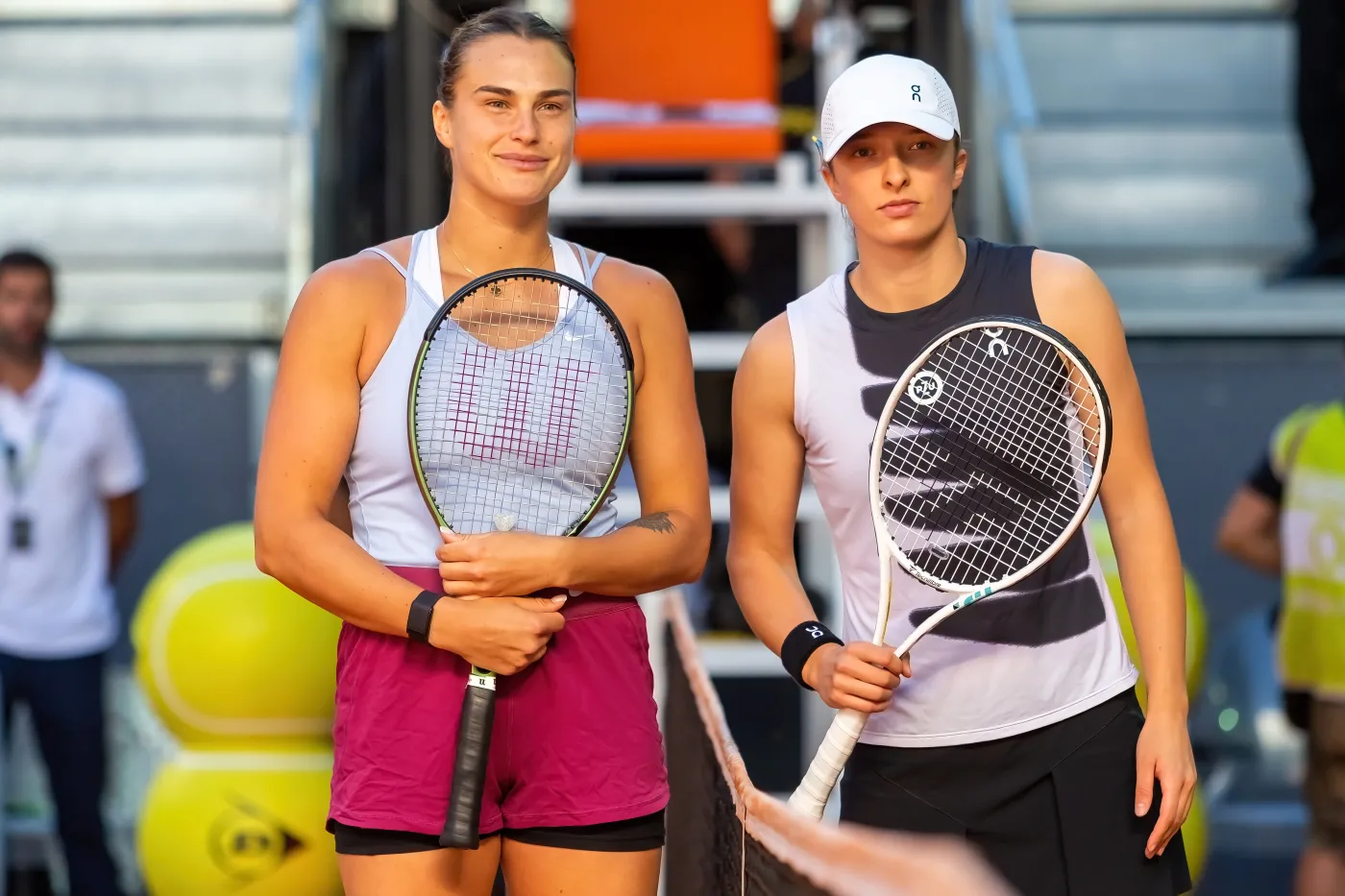 Aryna Sabalenka i Iga Świątek