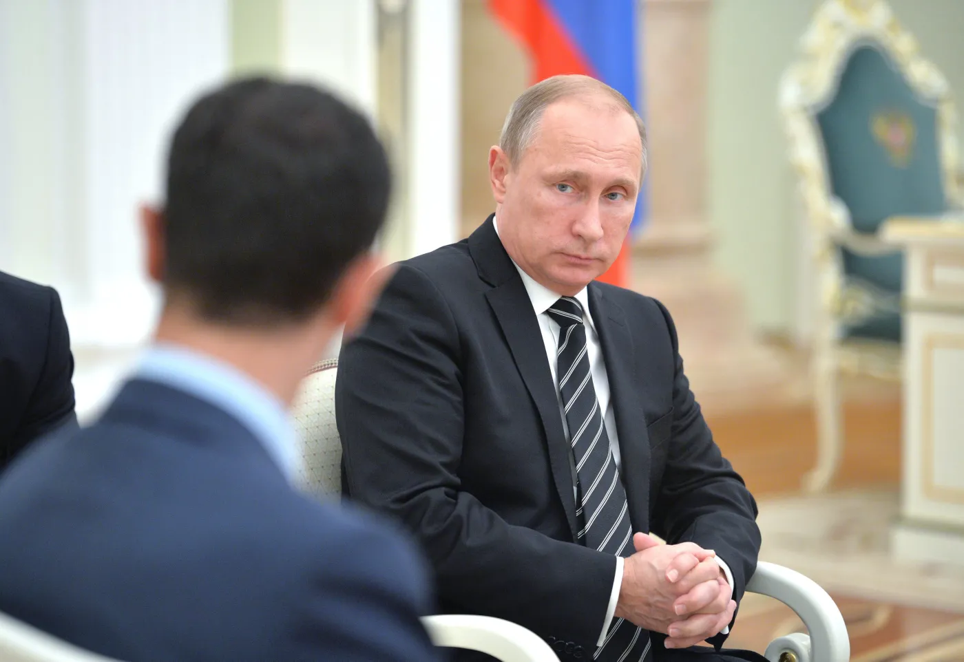 Władimir Putin i Baszar al-Assad