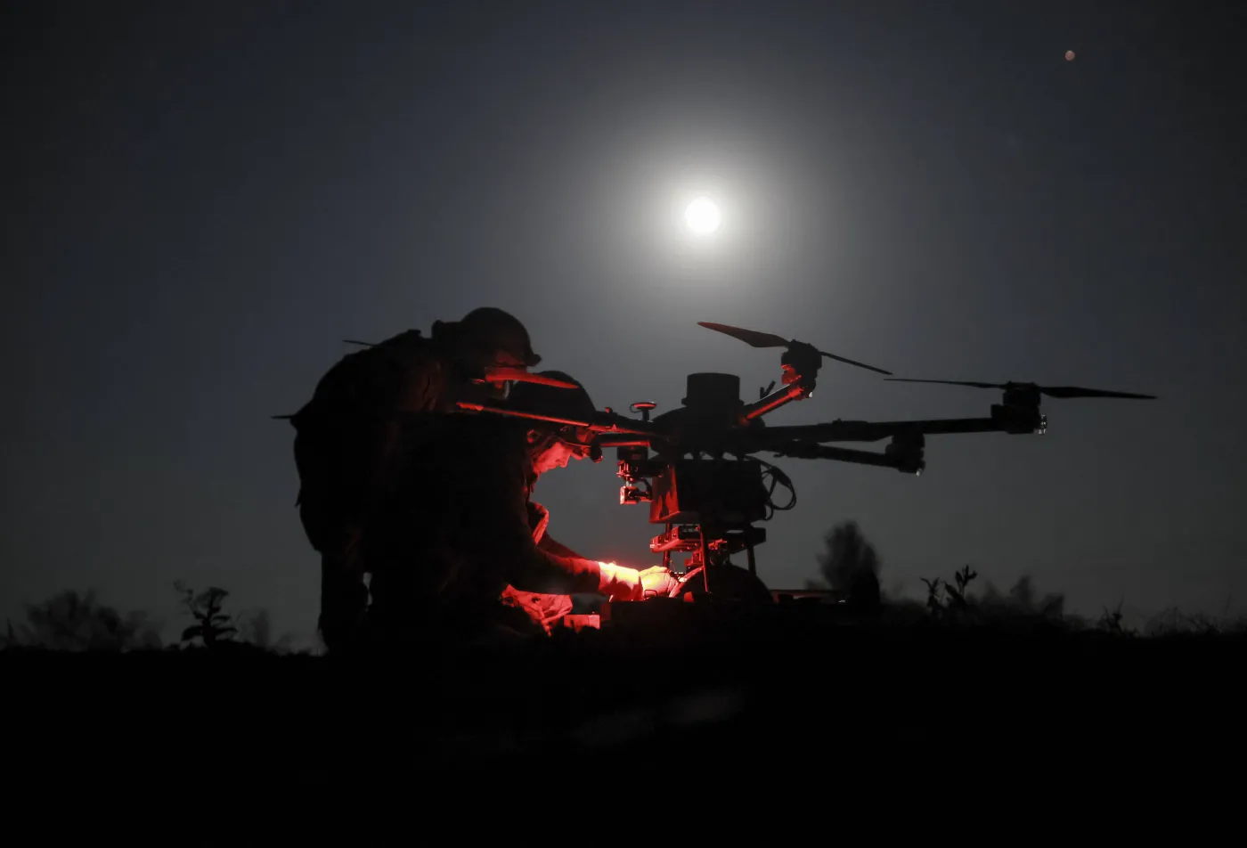 Rosyjski, nocny rajd na Ukrainę 