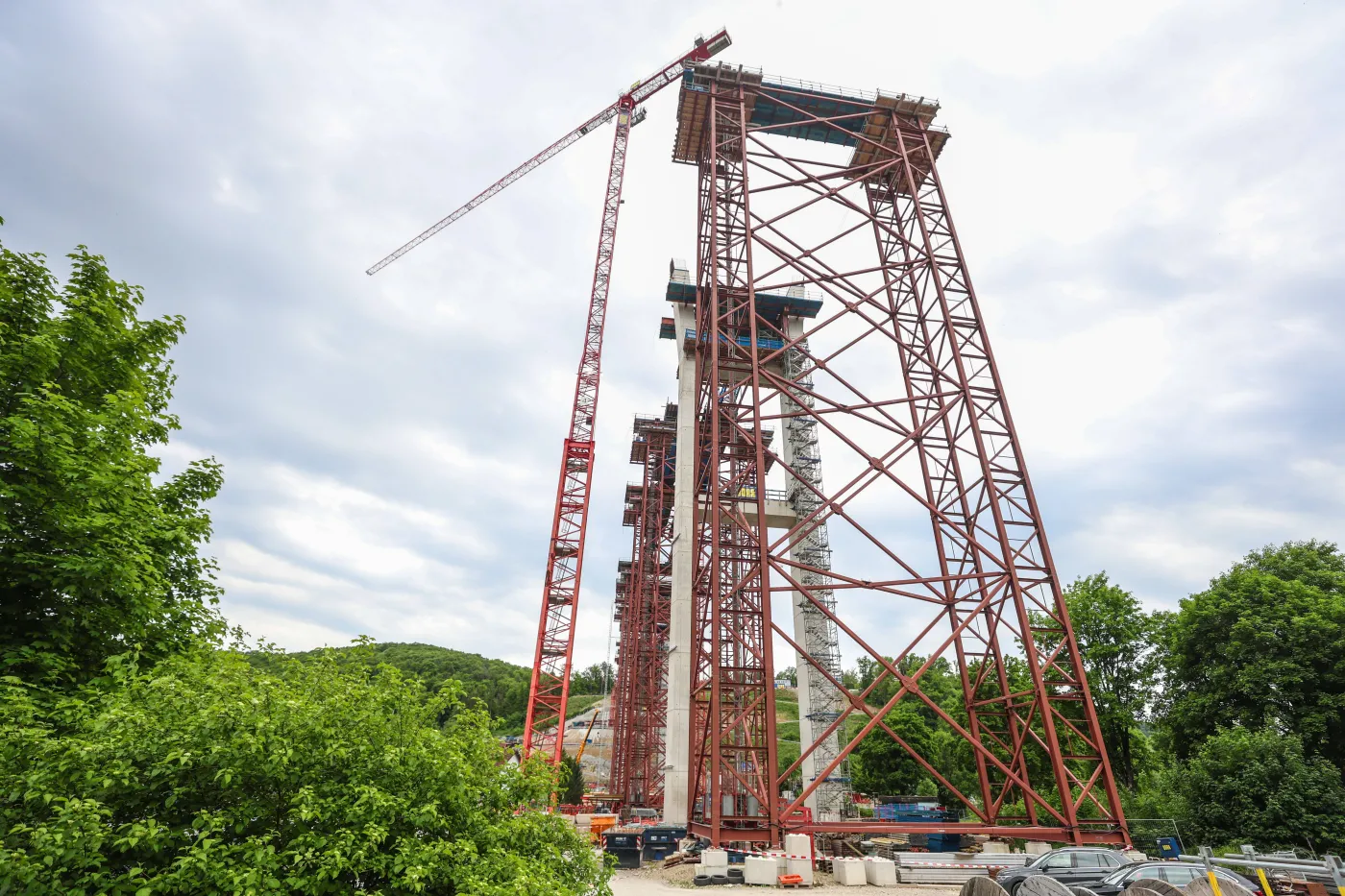 Budowa mostu w Horb am Neckar