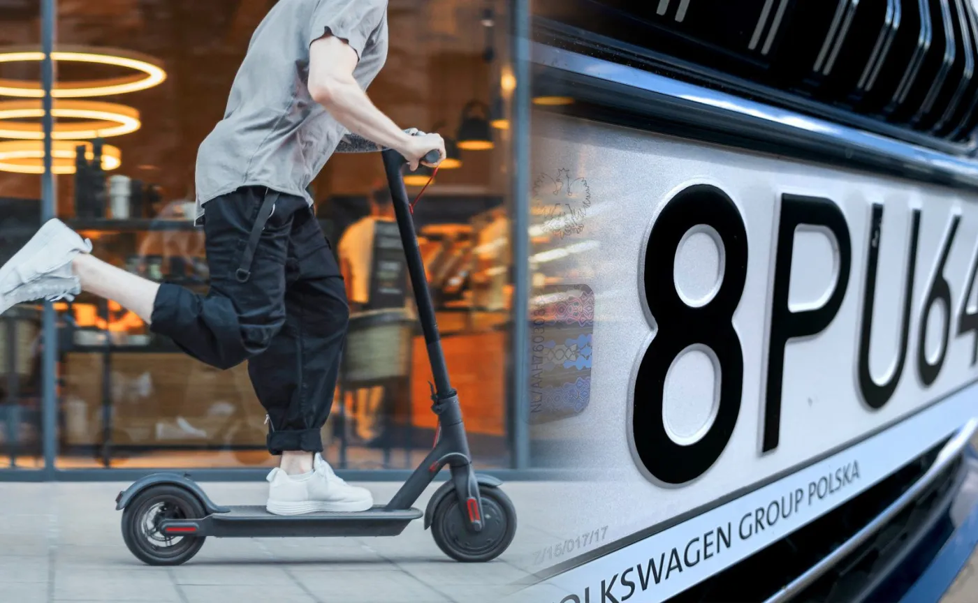 Tablice rejestracyjne i ubezpieczenie OC dla rowerów i hulajnóg? Leci mandat 3000 zł