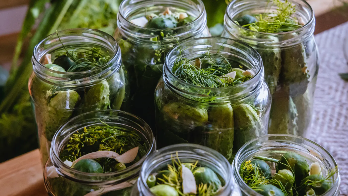 Ogórki kiszone - przepis na twarde i chrupiące ogórki w słoikach na zimę. Jaką wodą zalewa się ogórki kiszone?