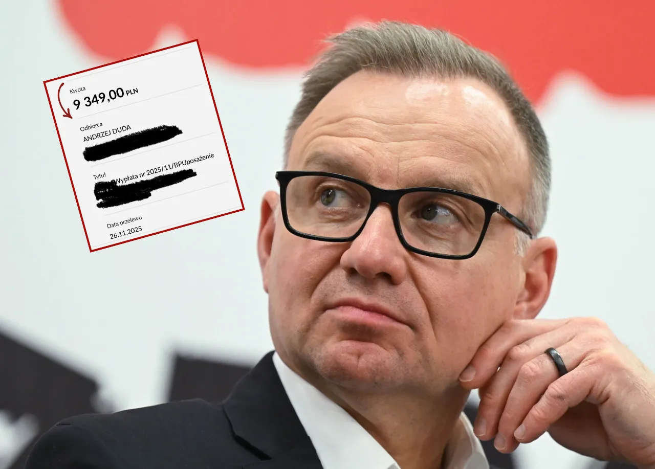 Andrzej Duda pokazał przelew. Tyle wynosi jego pierwsza prezydencka emerytura