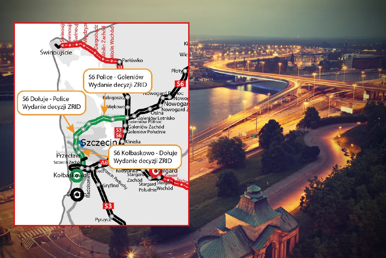 Zachodnia Obwodnica Szczecina rośnie. Podpisano umowę na kolejny odcinek [WIZUALIZACJA]