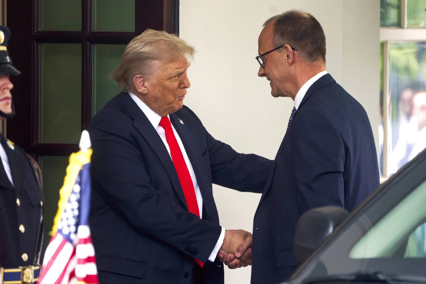 Donald Trump i Friedrich Merz