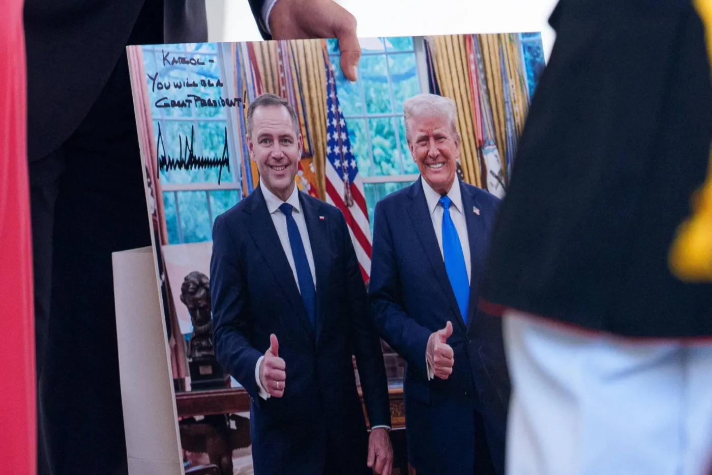 Karol Nawrocki i Donald Trump