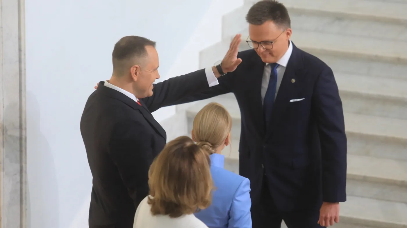 Szymon Hołownia, Karol Nawrocki