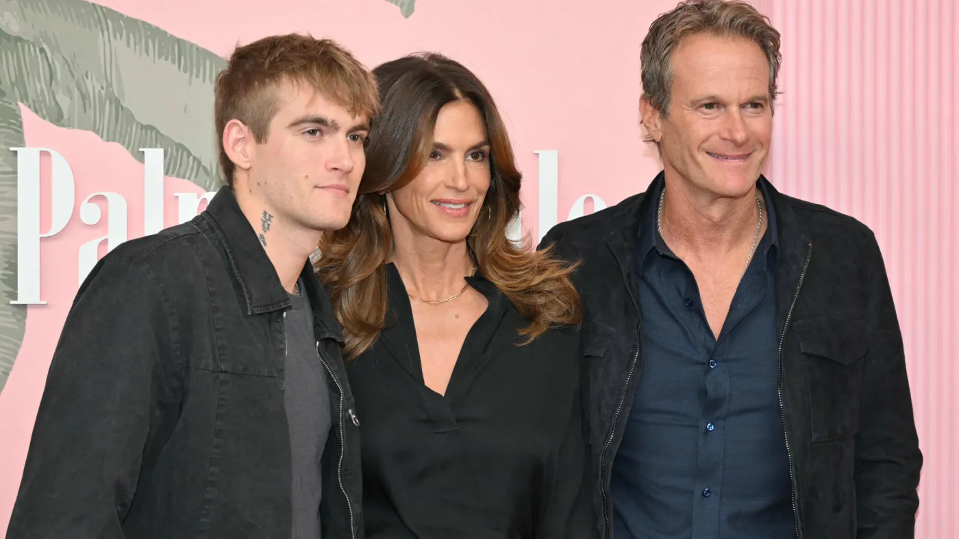 Presley Gerber i jego rodzice - Cindy Crawford i Rande Gerber