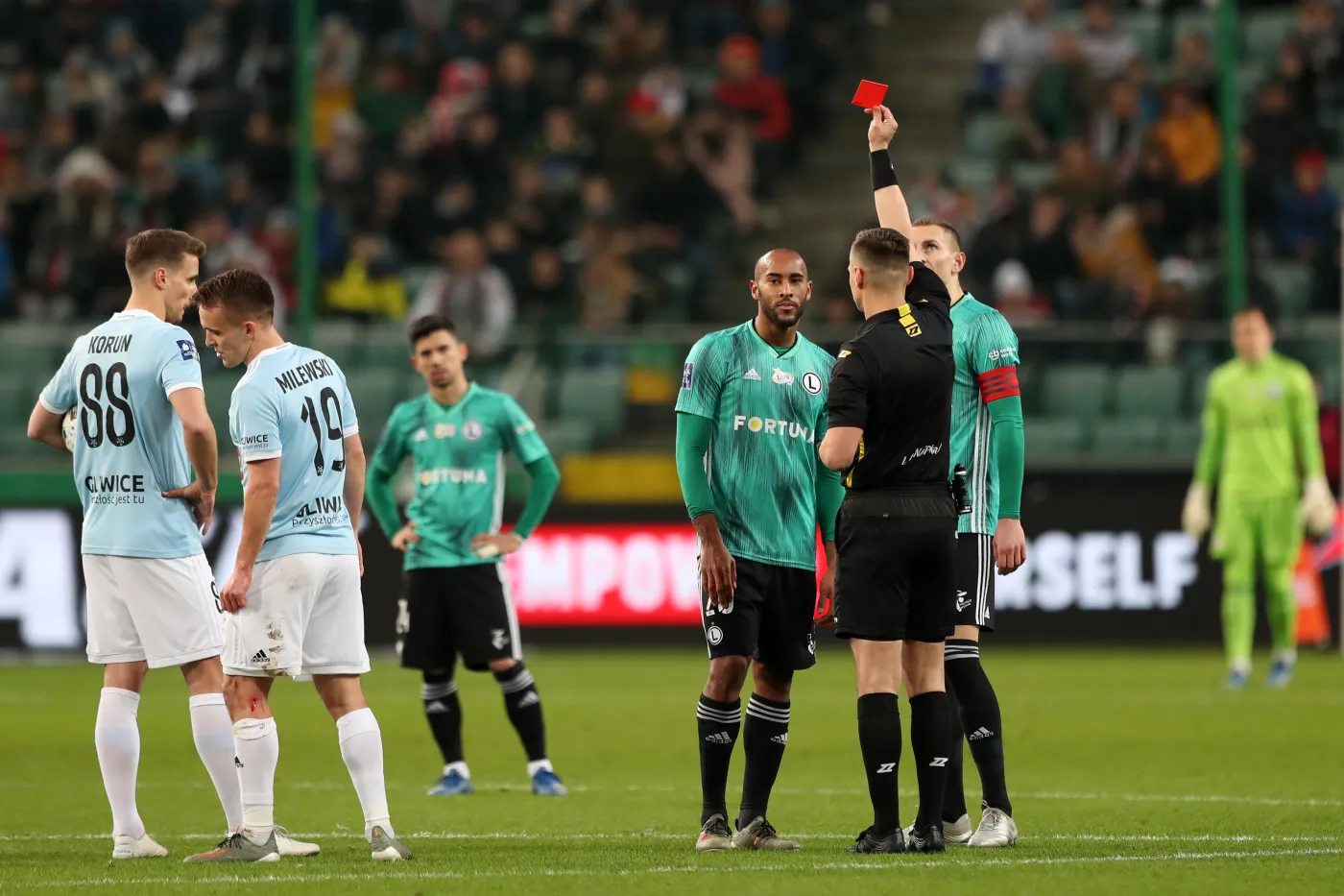 Pilka nozna. PKO Ekstraklasa. Legia Warszawa - Piast Gliwice. 07.03.2020