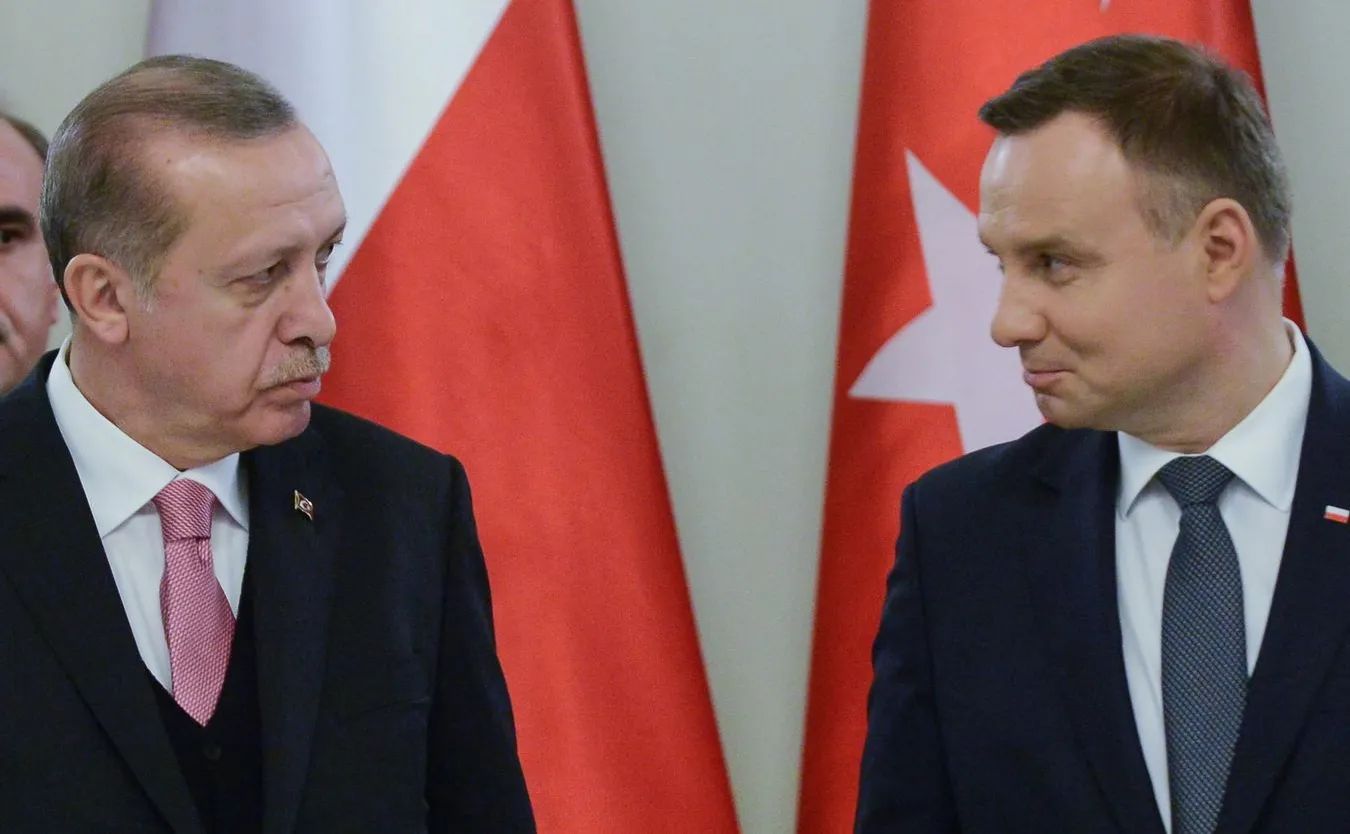 Recep Tayyip Erdogan i Andrzej Duda