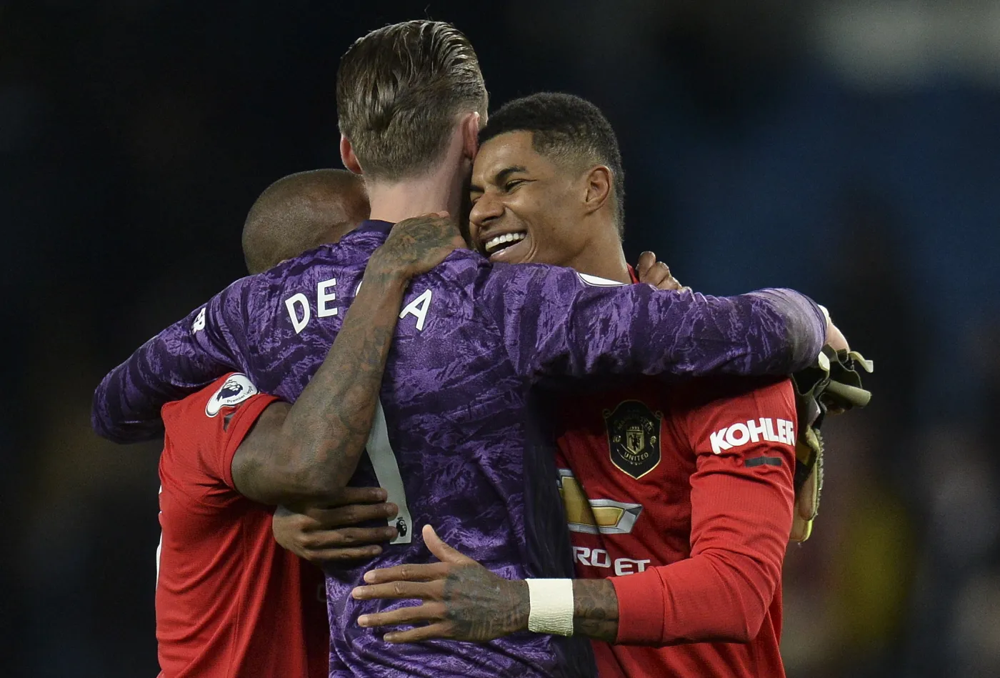 Marcus Rashford i David de Gea