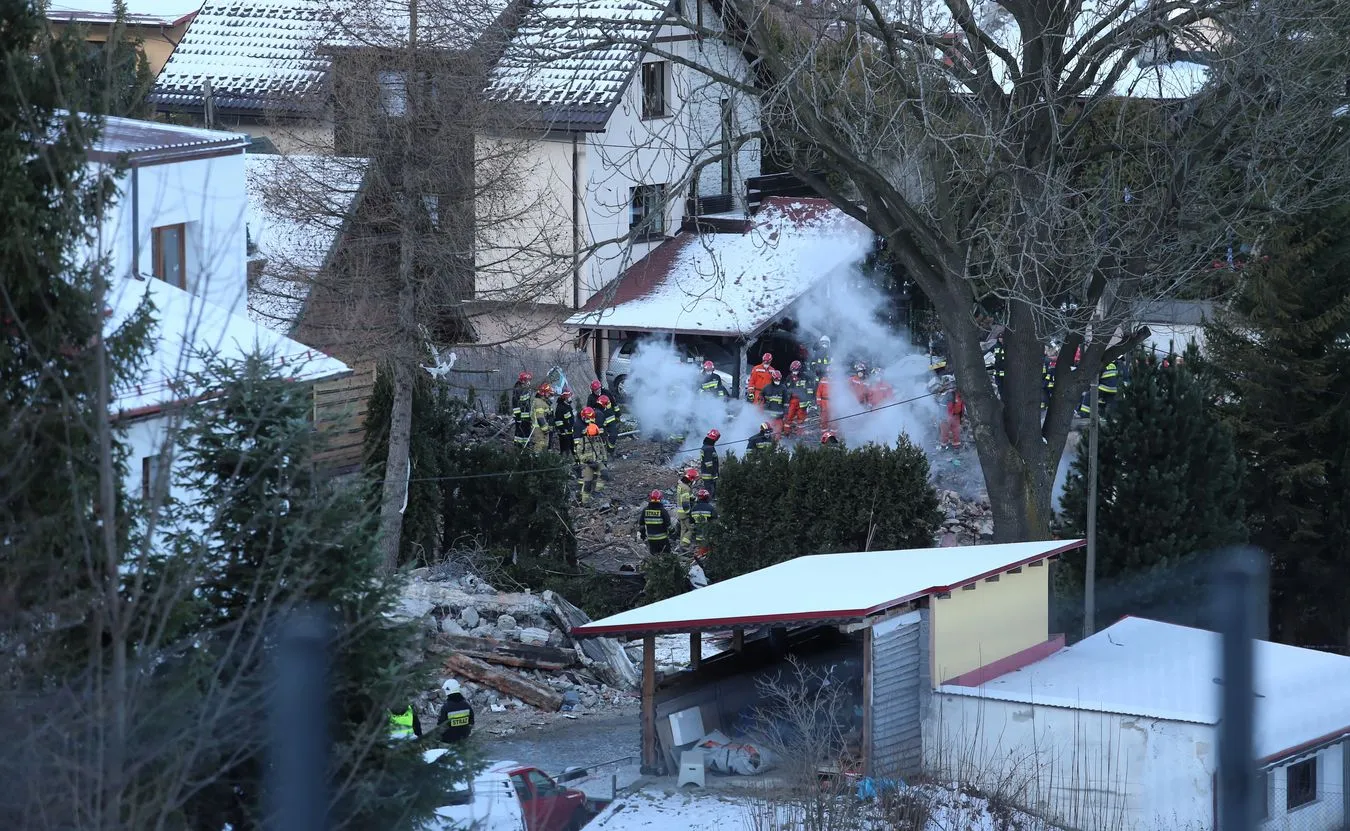 Akcja ratunkowa po wybuchu gazu w Szczyrku