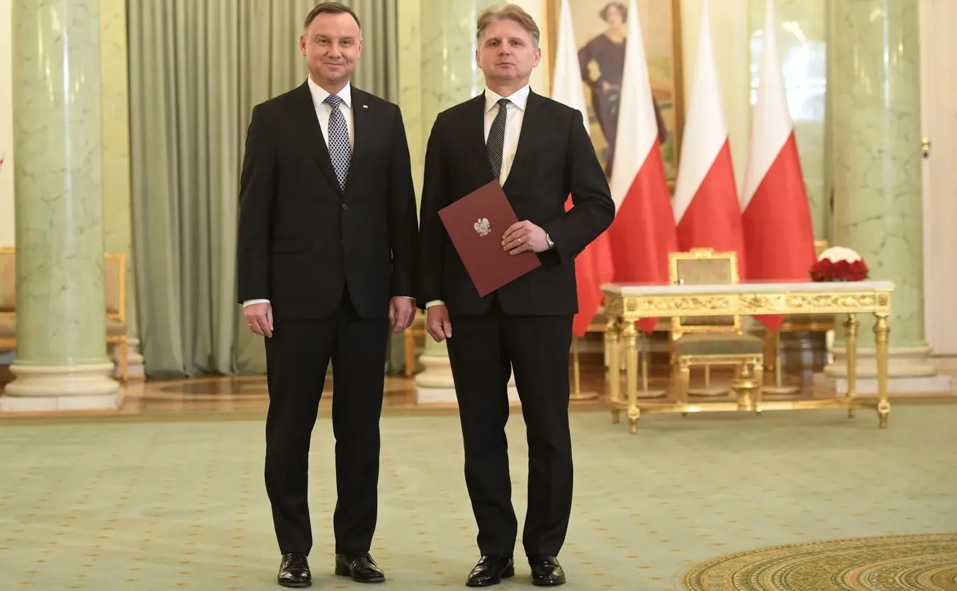 Prezydent Andrzej Duda i Cezary Kochalski