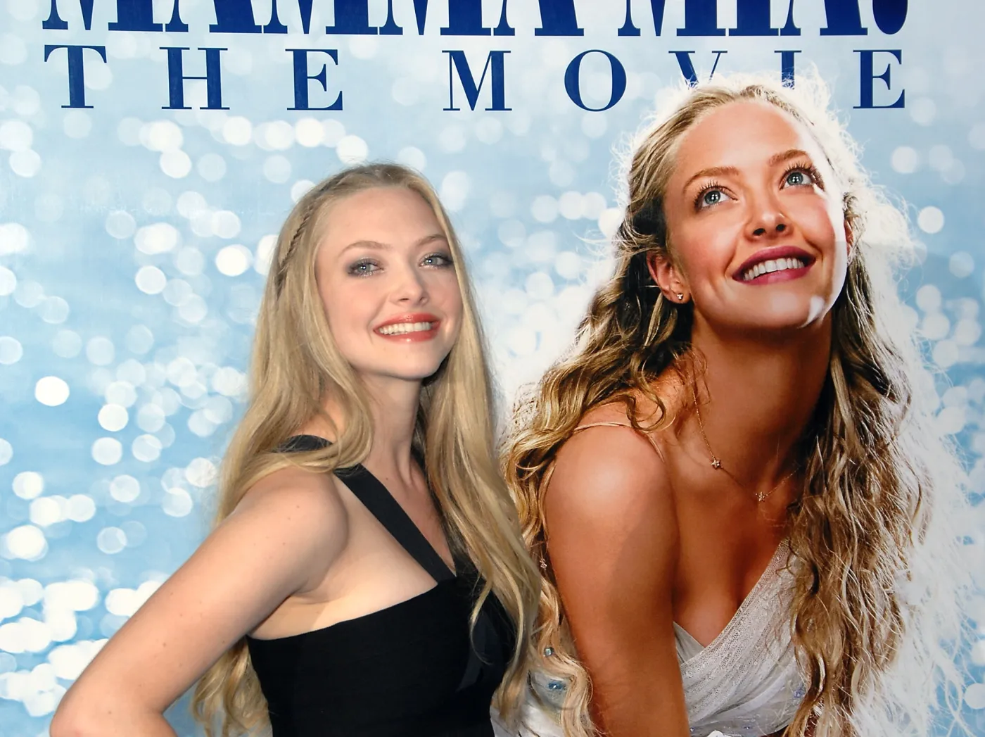 Amanda Seyfried na premierze "Mamma Mia!"