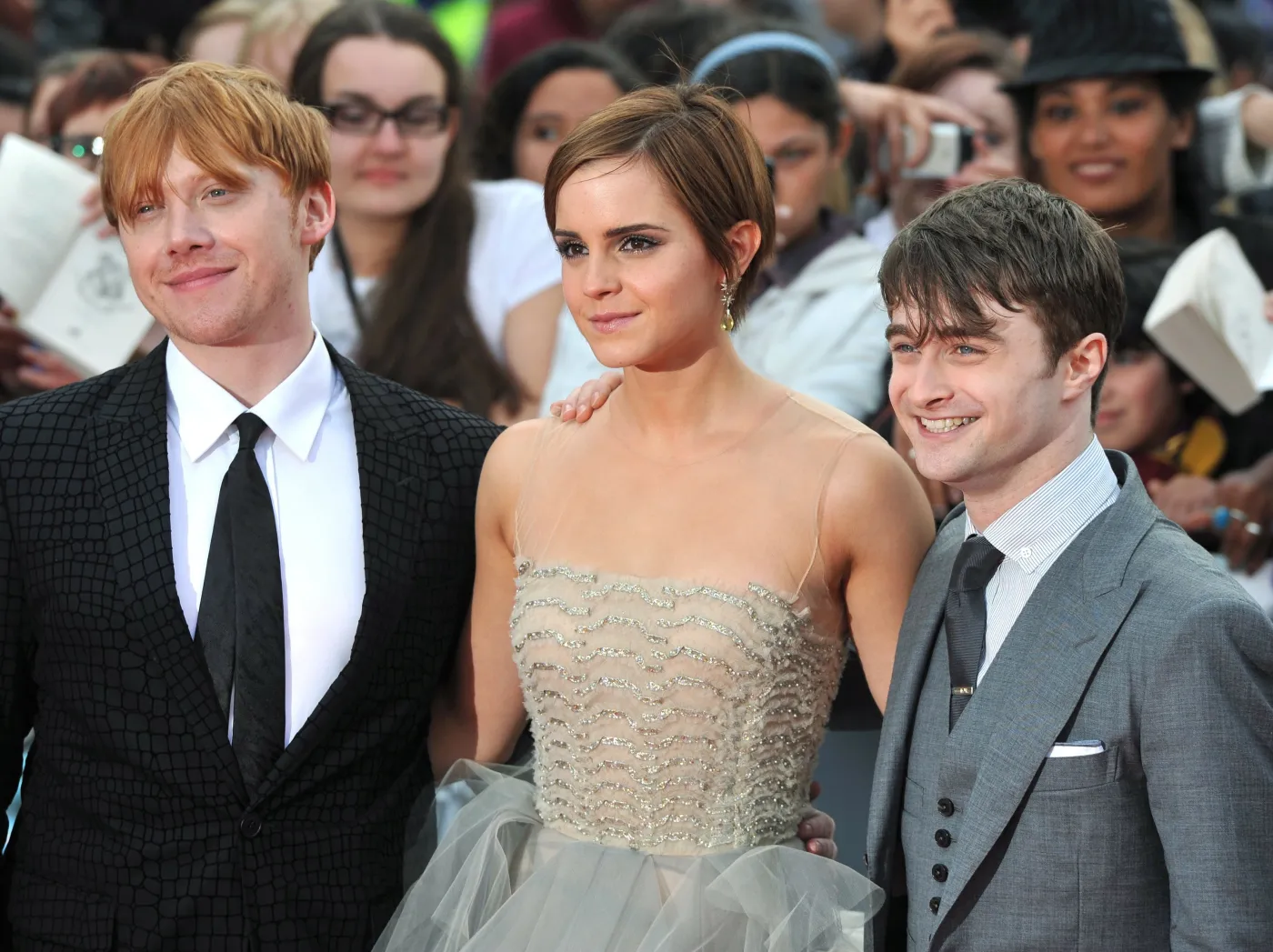 Rupert Grint, Emma Watson i Daniel Radcliffe