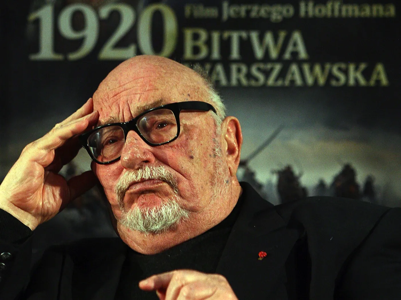 Jerzy Hoffman po pierwszym pokazie filmu "1920 Bitwa Warszawska"