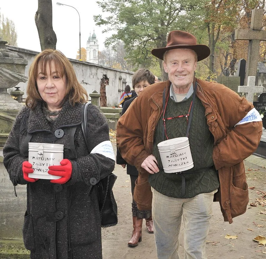 Daniel Olbrychski z żoną Krystyną Demską