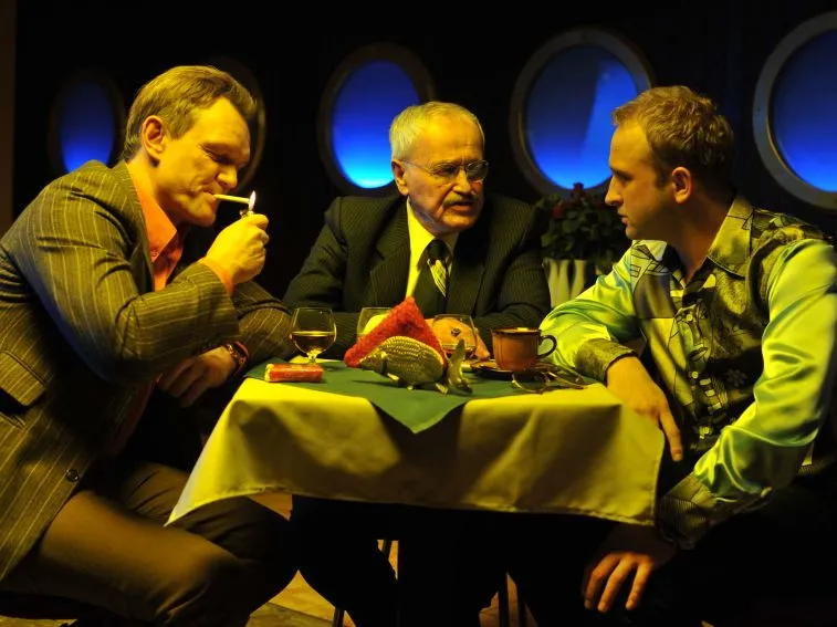 Cezary Pazura, Jan Nowicki i Borys Szyc