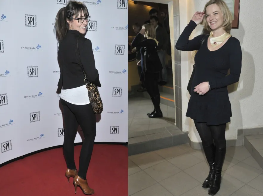 Elisabeth Duda i Monika Richardson na specjalnym pokazie filmu "Rzeź".