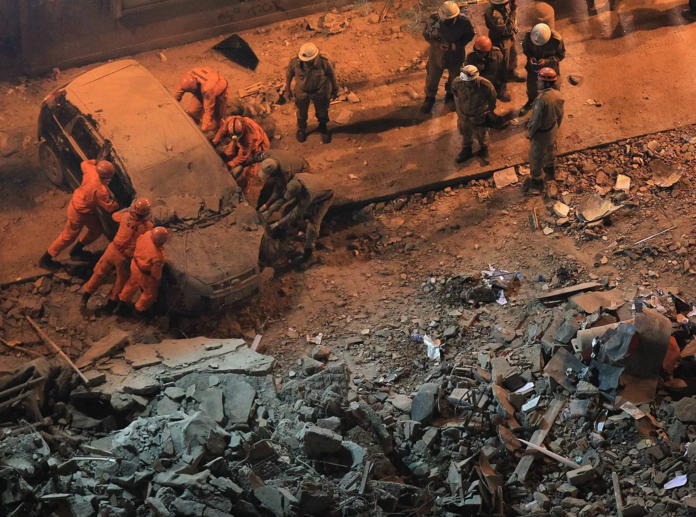 wieżowiec zawalony rio de janeiro brazylia