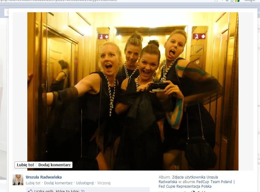 Siostry Radwańskie i ich koleżanki z reprezentacji