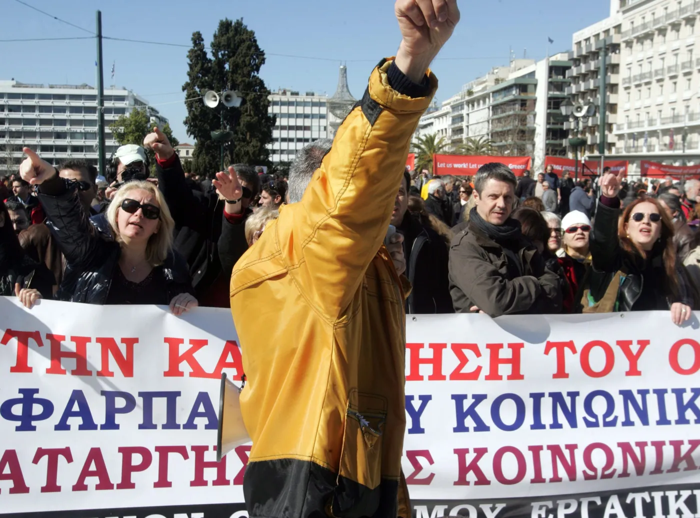 grecja ateny demonstracja mastacja kryzys